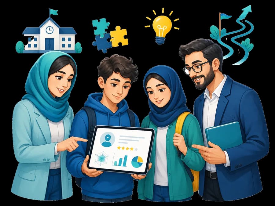 همکاری مشاوران سازمان و مدرسه برای استعدادیابی دانشآموزان